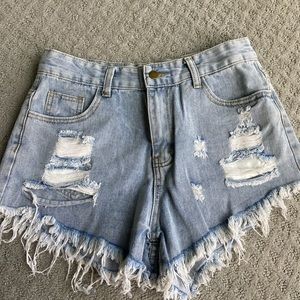Shein jean shorts